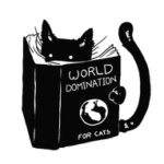 Cat Humor:  Well-Read Cat