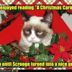 Cat Humor: Grumpy Cat And Scrooge