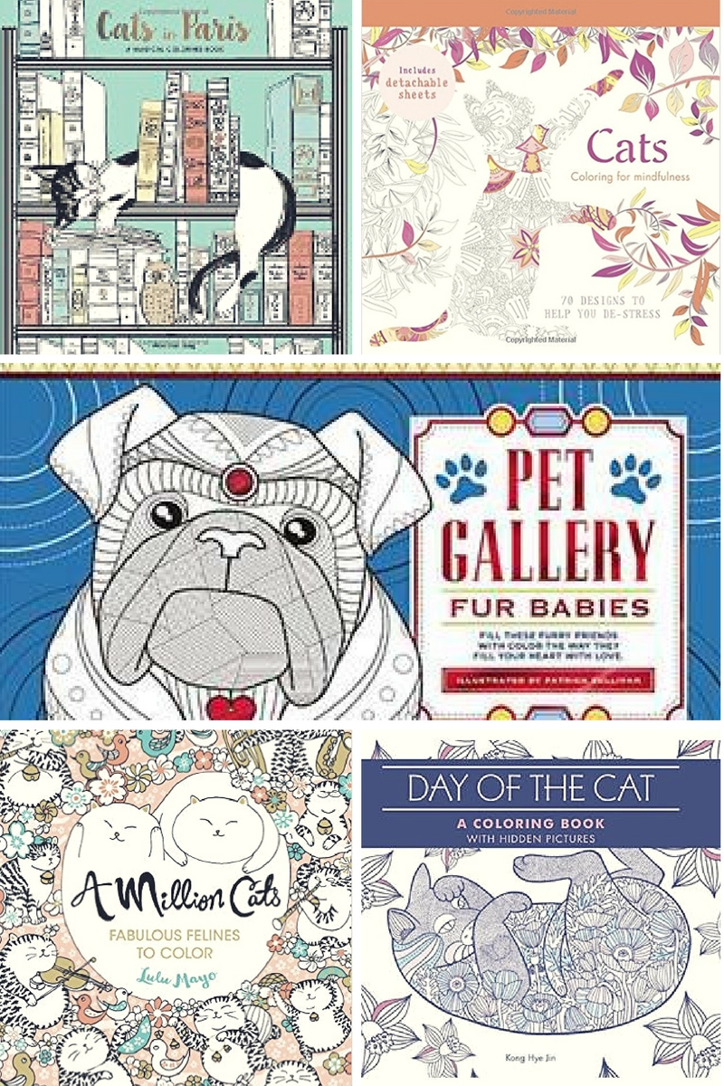 Adult Coloring Books For Cat Lovers